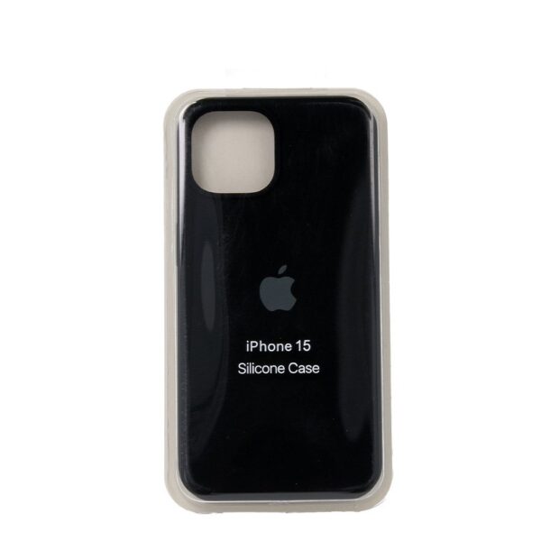 ORG Silicone Cover za iPhone 15 crna