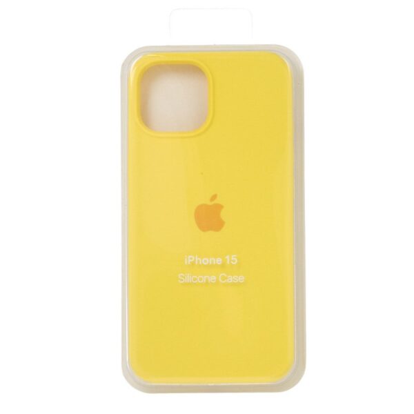 ORG Silicone Cover za iPhone 15 zuta