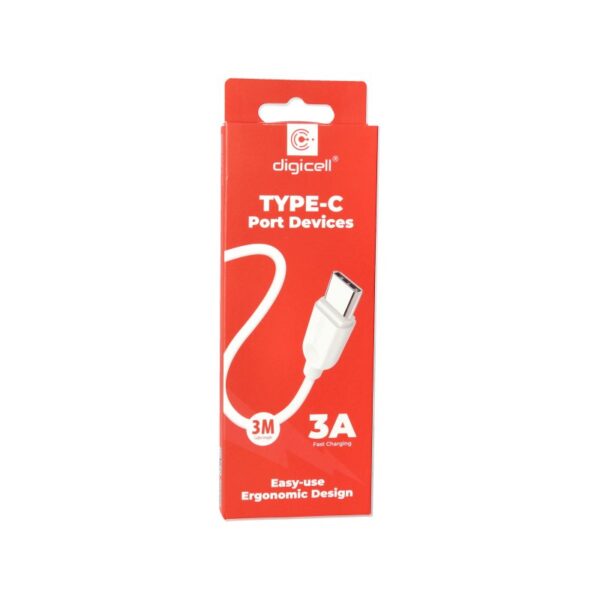Digicell Superior USB Cable Type-C 3M 3A