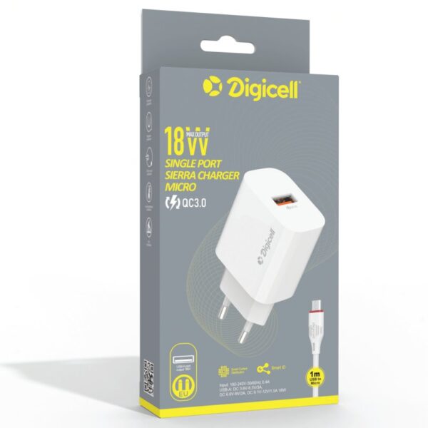 Digicell Sierra Charger set micro 3.0QC 18W