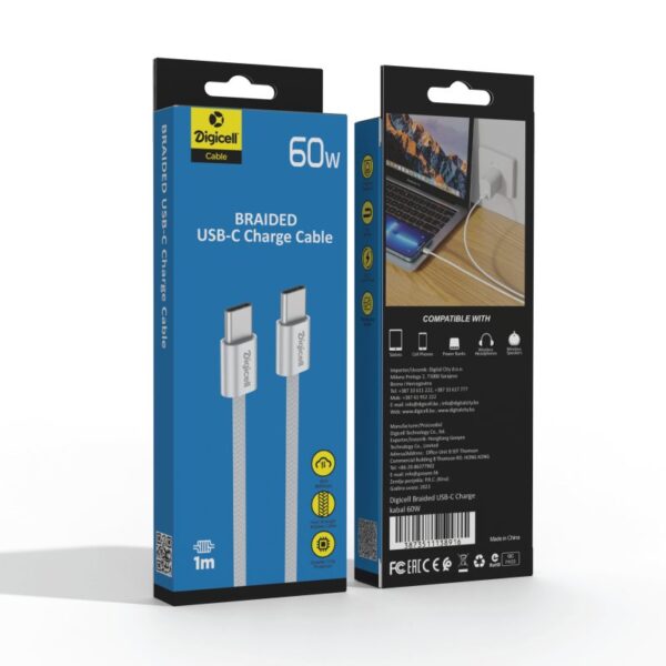 Digicell Braided USB-C Charge Cable